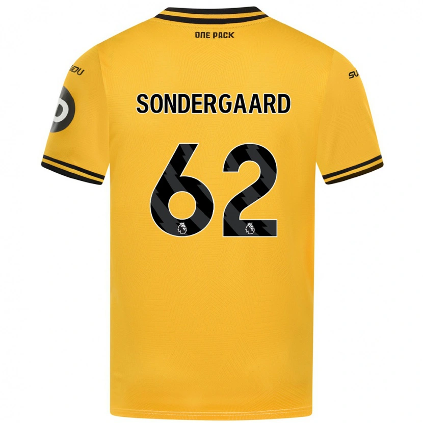 Danxen Kinder Andreas Sondergaard #62 Gelb Heimtrikot Trikot 2024/25 T-Shirt Schweiz
