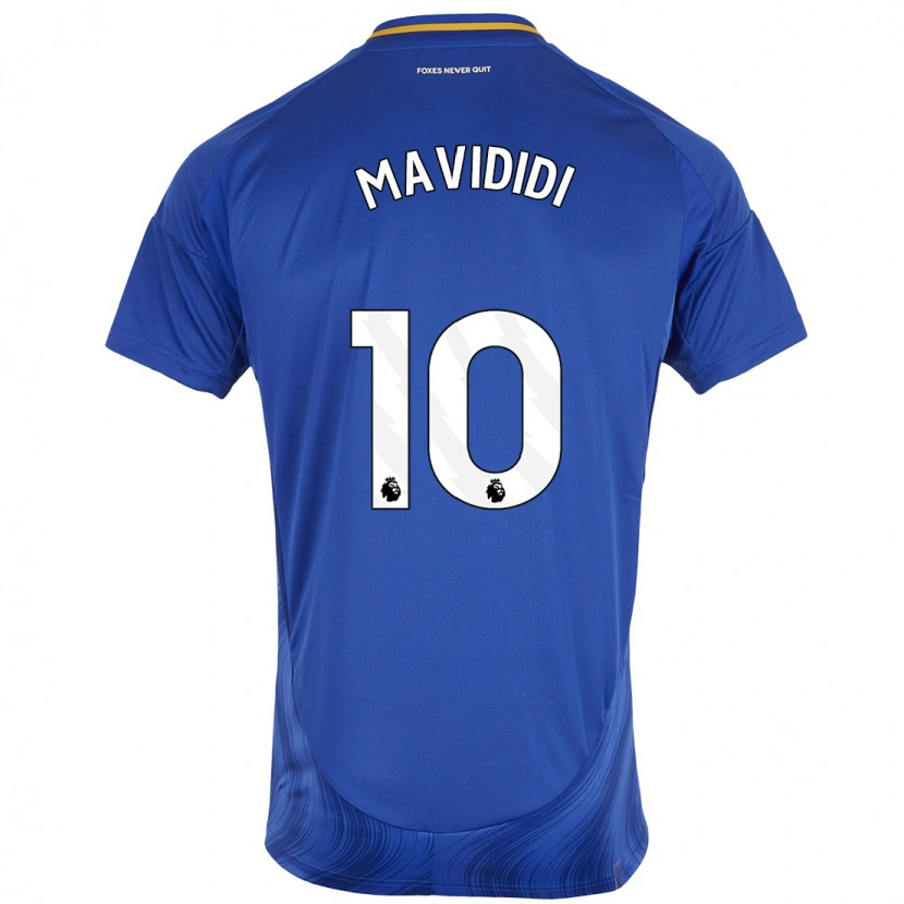 Danxen Kinder Stephy Mavididi #10 Blau Weiß Heimtrikot Trikot 2024/25 T-Shirt Schweiz