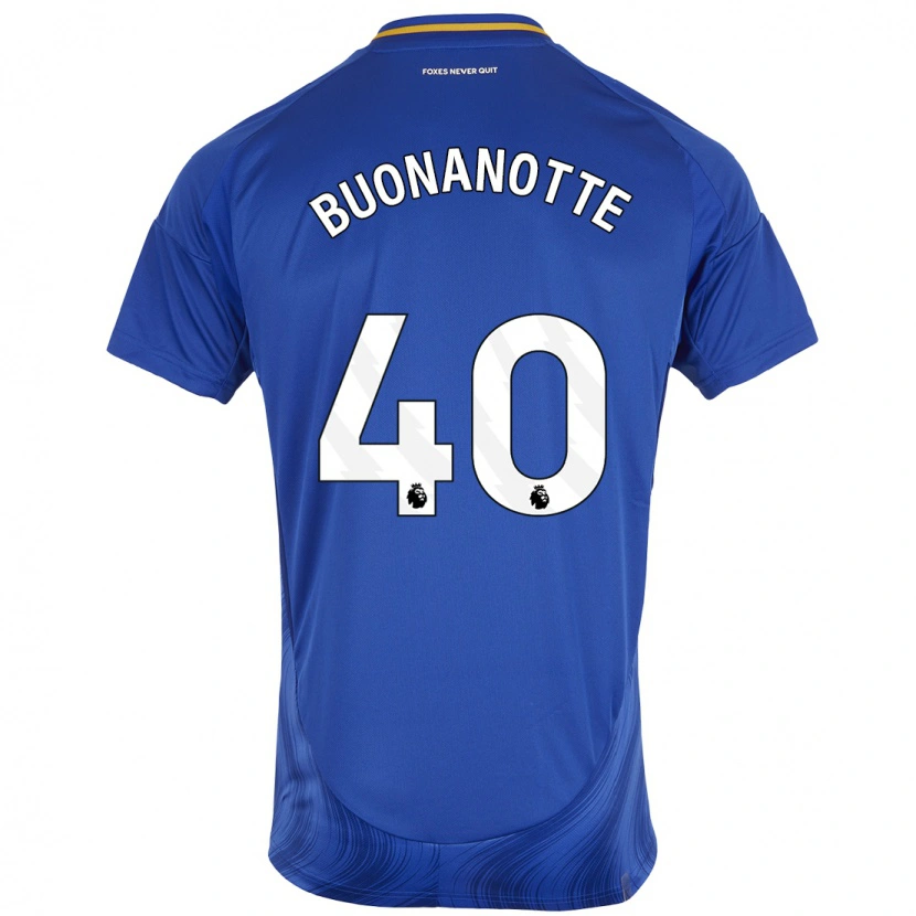 Danxen Kinder Facundo Buonanotte #40 Blau Weiß Heimtrikot Trikot 2024/25 T-Shirt Schweiz