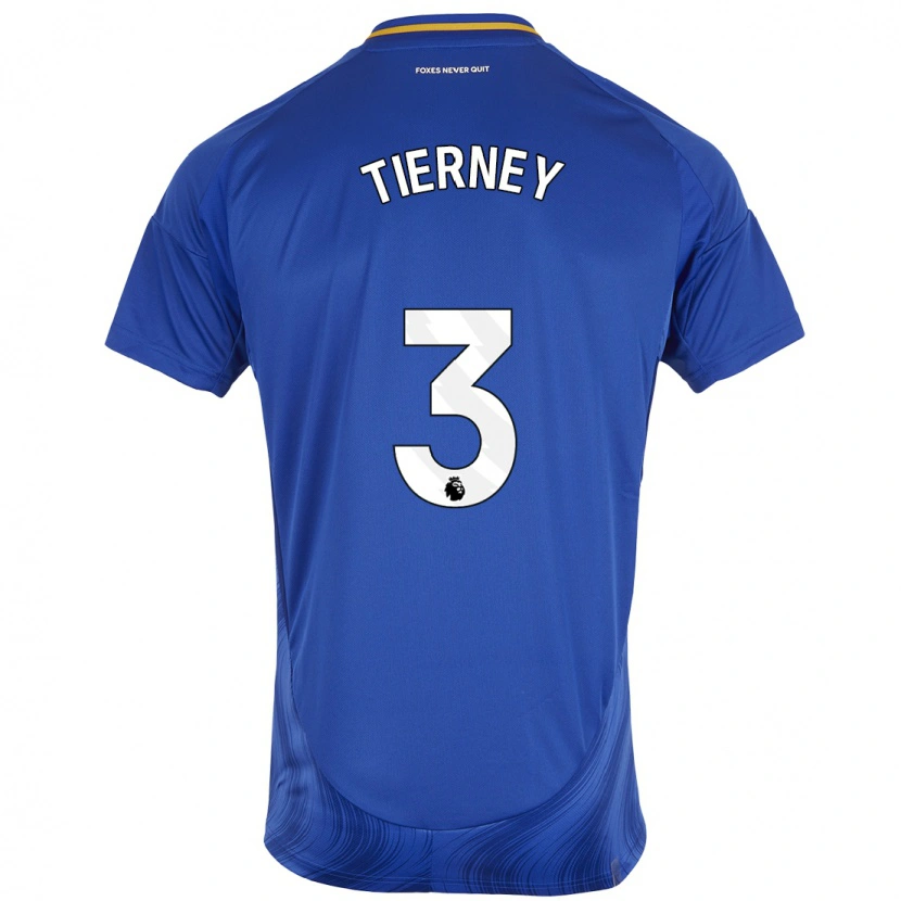 Danxen Kinder Sam Tierney #3 Blau Weiß Heimtrikot Trikot 2024/25 T-Shirt Schweiz