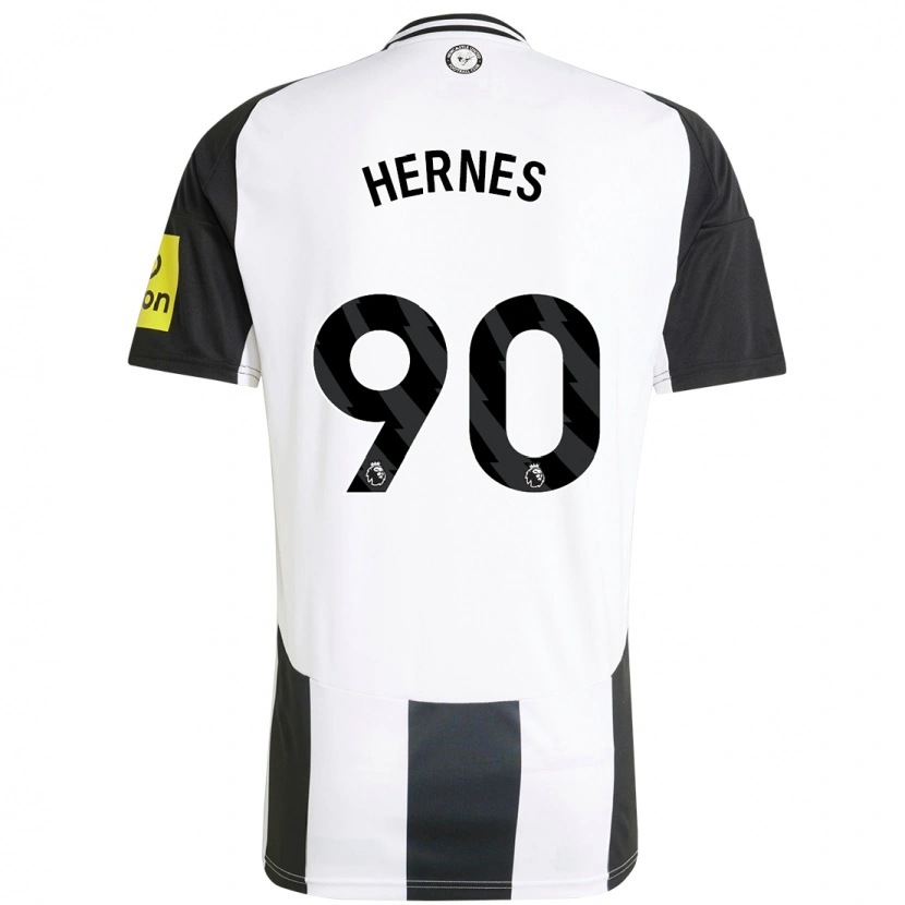 Danxen Kinder Travis Hernes #90 Weiß Schwarz Heimtrikot Trikot 2024/25 T-Shirt Schweiz