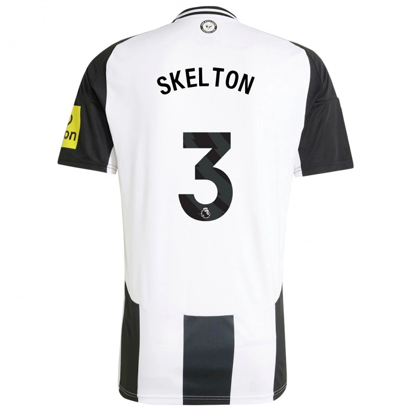 Danxen Kinder Keira Skelton #3 Weiß Schwarz Heimtrikot Trikot 2024/25 T-Shirt Schweiz