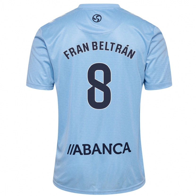 Danxen Kinder Fran Beltrán #8 Himmelblau Heimtrikot Trikot 2024/25 T-Shirt Schweiz