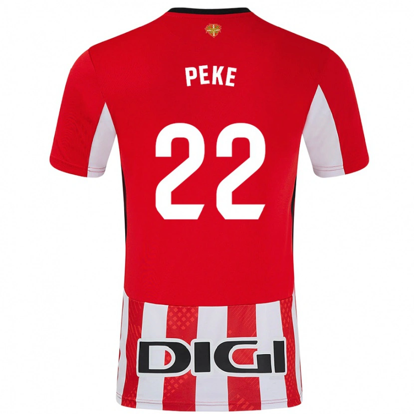 Danxen Kinder Ainize Barea Nuñez #22 Rot Weiß Heimtrikot Trikot 2024/25 T-Shirt Schweiz