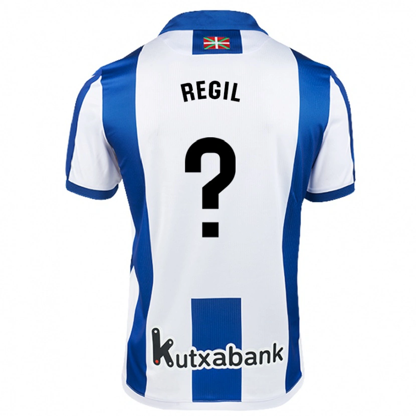 Danxen Kinder Markel Regil #0 Weiß Blau Heimtrikot Trikot 2024/25 T-Shirt Schweiz