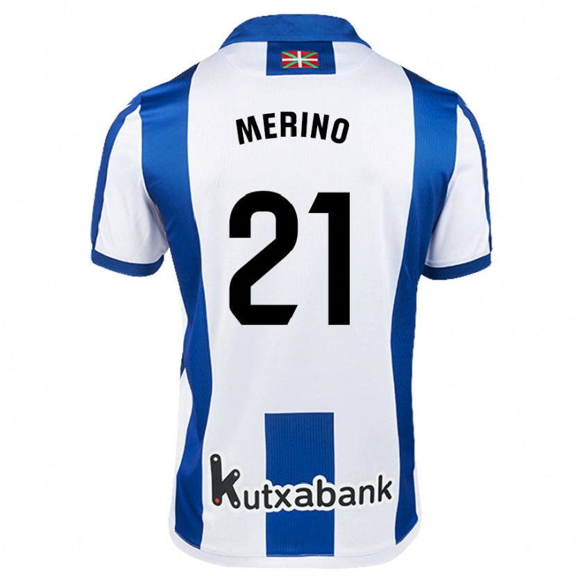 Danxen Kinder Jon Merino #21 Weiß Blau Heimtrikot Trikot 2024/25 T-Shirt Schweiz