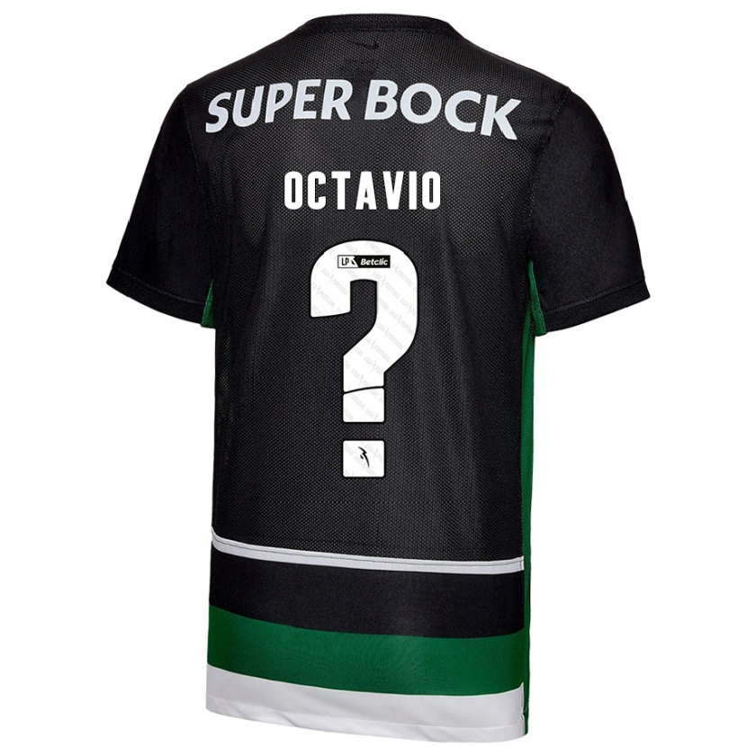 Danxen Kinder Tiago Octávio #0 Schwarz Weiß Grün Heimtrikot Trikot 2024/25 T-Shirt Schweiz