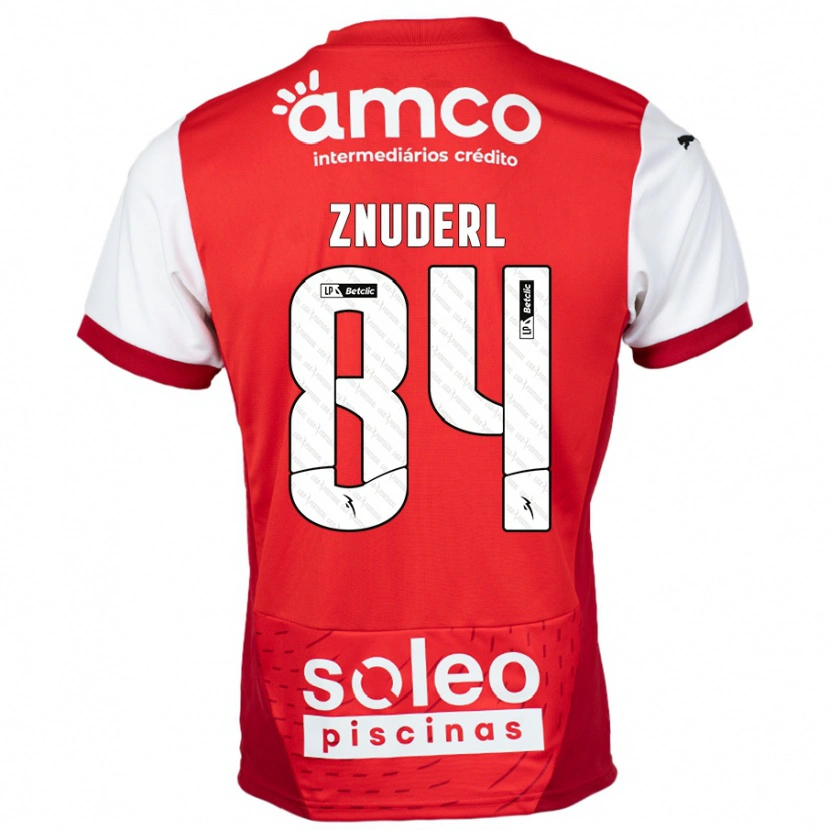 Danxen Kinder Tai Znuderl #84 Rot Weiß Heimtrikot Trikot 2024/25 T-Shirt Schweiz