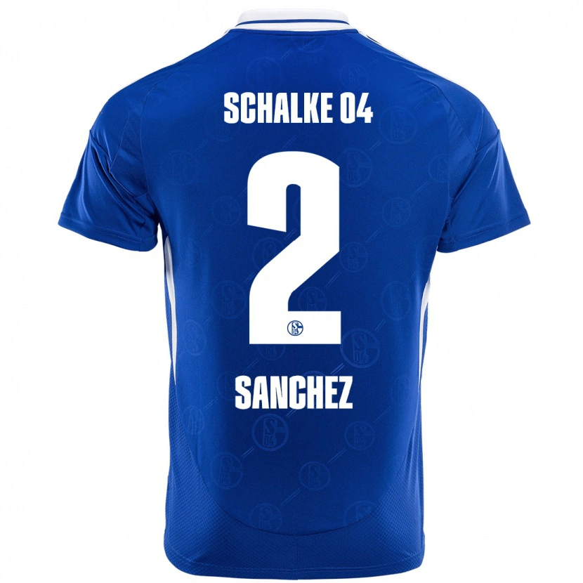 Danxen Kinder Felipe Sánchez #2 Königsblau Heimtrikot Trikot 2024/25 T-Shirt Schweiz