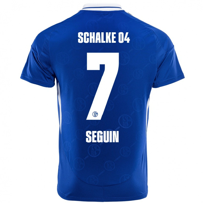 Danxen Kinder Paul Seguin #7 Königsblau Heimtrikot Trikot 2024/25 T-Shirt Schweiz