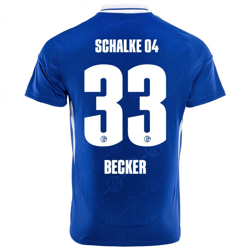 Danxen Kinder Vitalie Becker #33 Königsblau Heimtrikot Trikot 2024/25 T-Shirt Schweiz