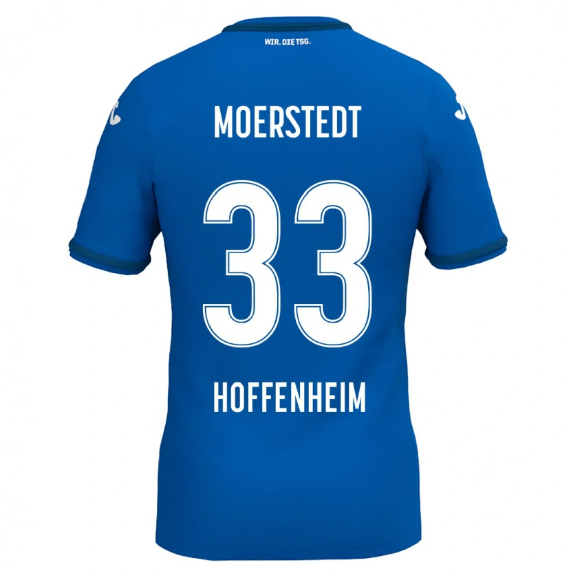 Danxen Kinder Max Moerstedt #33 Königsblau Heimtrikot Trikot 2024/25 T-Shirt Schweiz