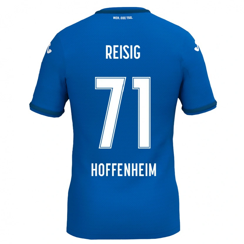 Danxen Kinder Ruben Reisig #71 Königsblau Heimtrikot Trikot 2024/25 T-Shirt Schweiz