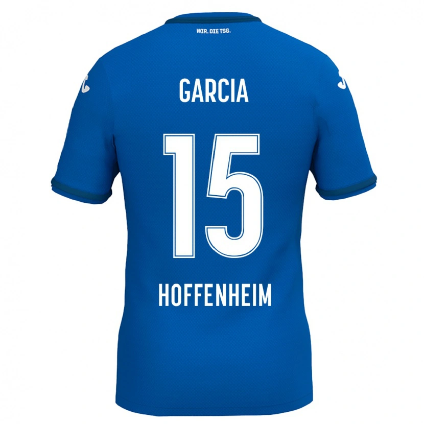 Danxen Kinder Marta Cazalla Garcia #15 Königsblau Heimtrikot Trikot 2024/25 T-Shirt Schweiz