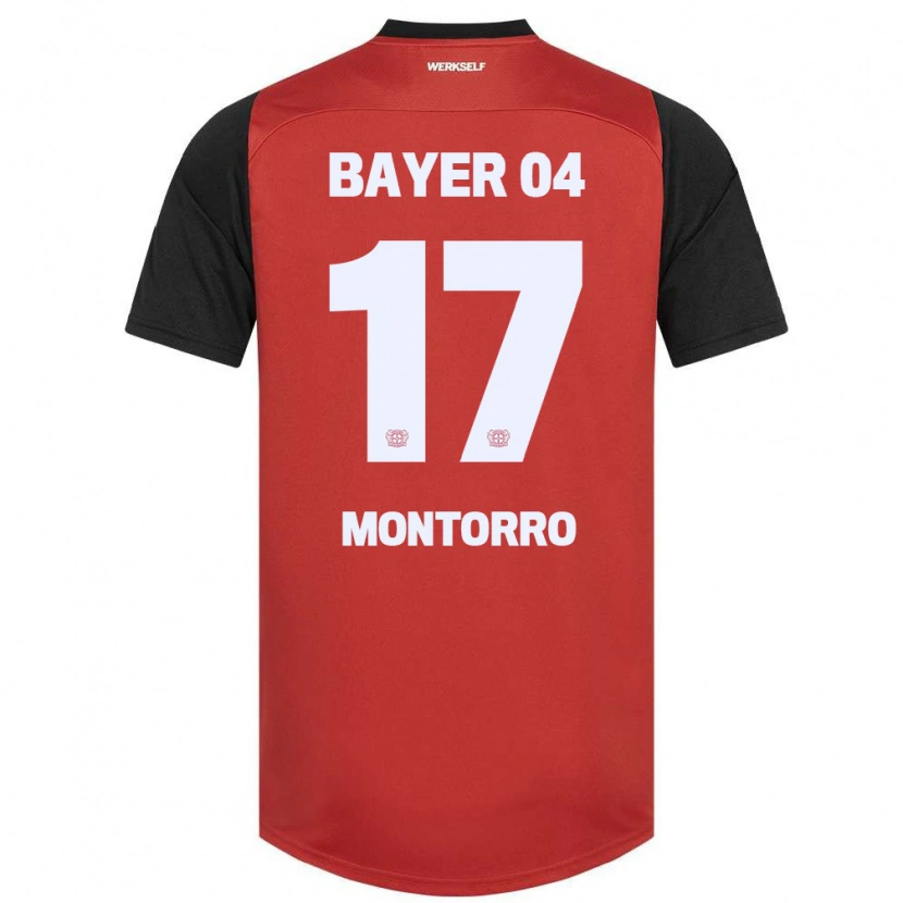 Danxen Kinder Josuè Montorro #17 Rot Schwarz Heimtrikot Trikot 2024/25 T-Shirt Schweiz