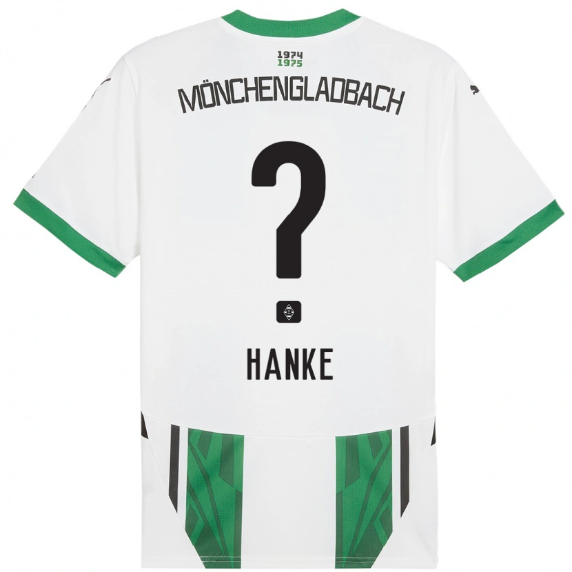 Danxen Kinder Jayron-Cain Hanke #0 Weiß Grün Heimtrikot Trikot 2024/25 T-Shirt Schweiz