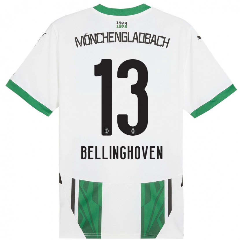 Danxen Kinder Christina Bellinghoven #13 Weiß Grün Heimtrikot Trikot 2024/25 T-Shirt Schweiz