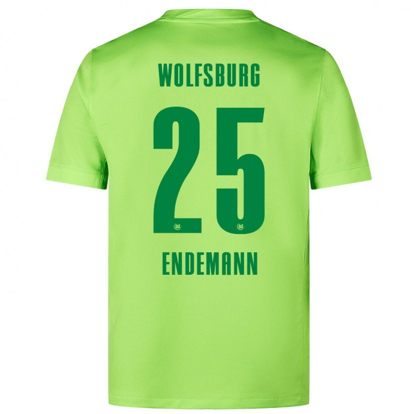 Danxen Kinder Vivien Endemann #25 Fluoreszierendes Grün Heimtrikot Trikot 2024/25 T-Shirt Schweiz