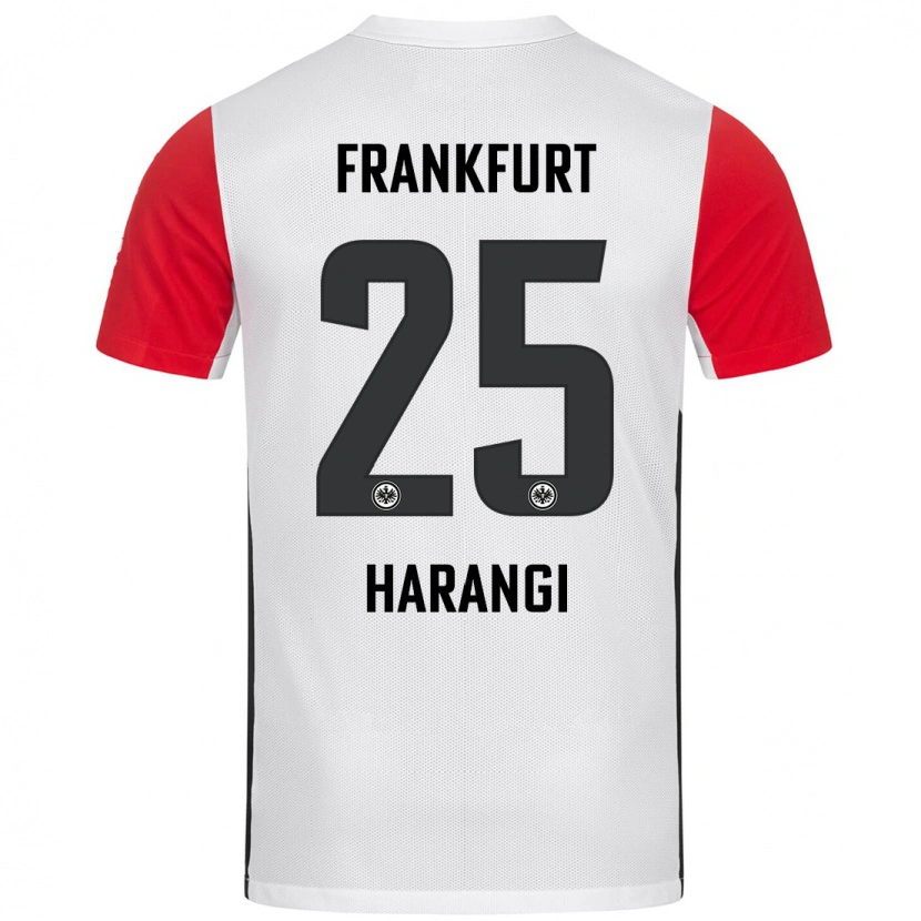 Danxen Kinder Aiden Harangi #25 Weiß Rot Heimtrikot Trikot 2024/25 T-Shirt Schweiz