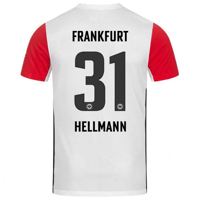 Danxen Kinder Melvin Hellmann #31 Weiß Rot Heimtrikot Trikot 2024/25 T-Shirt Schweiz