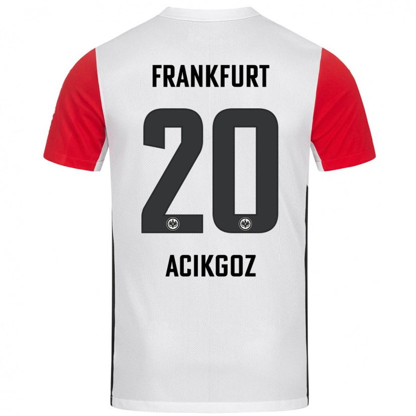 Danxen Kinder İlayda Açıkgöz #20 Weiß Rot Heimtrikot Trikot 2024/25 T-Shirt Schweiz