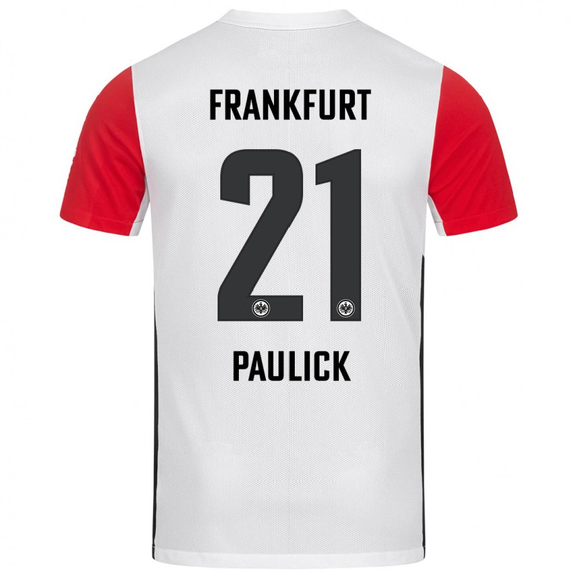 Danxen Kinder Lea Paulick #21 Weiß Rot Heimtrikot Trikot 2024/25 T-Shirt Schweiz