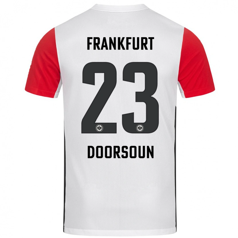 Danxen Kinder Sara Doorsoun #23 Weiß Rot Heimtrikot Trikot 2024/25 T-Shirt Schweiz