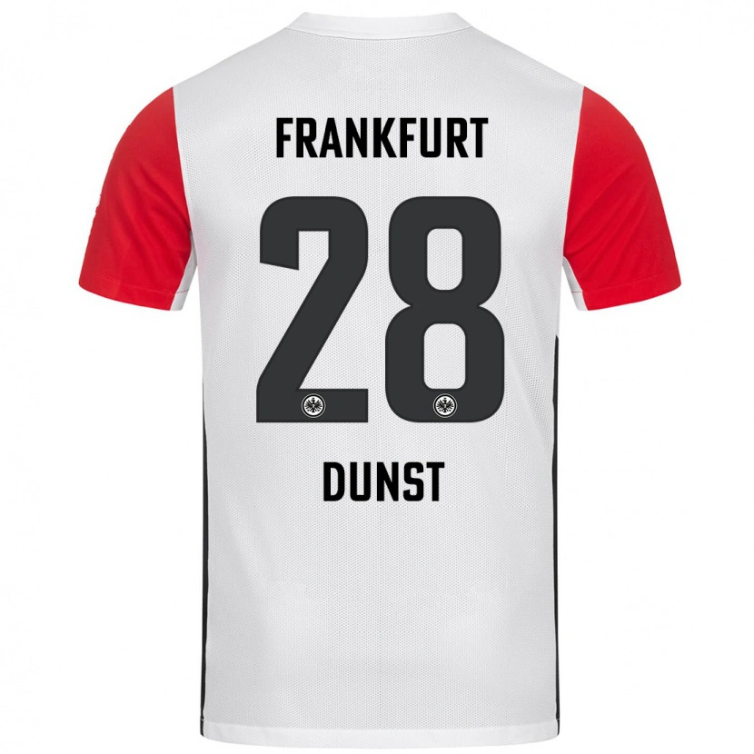 Danxen Kinder Barbara Dunst #28 Weiß Rot Heimtrikot Trikot 2024/25 T-Shirt Schweiz