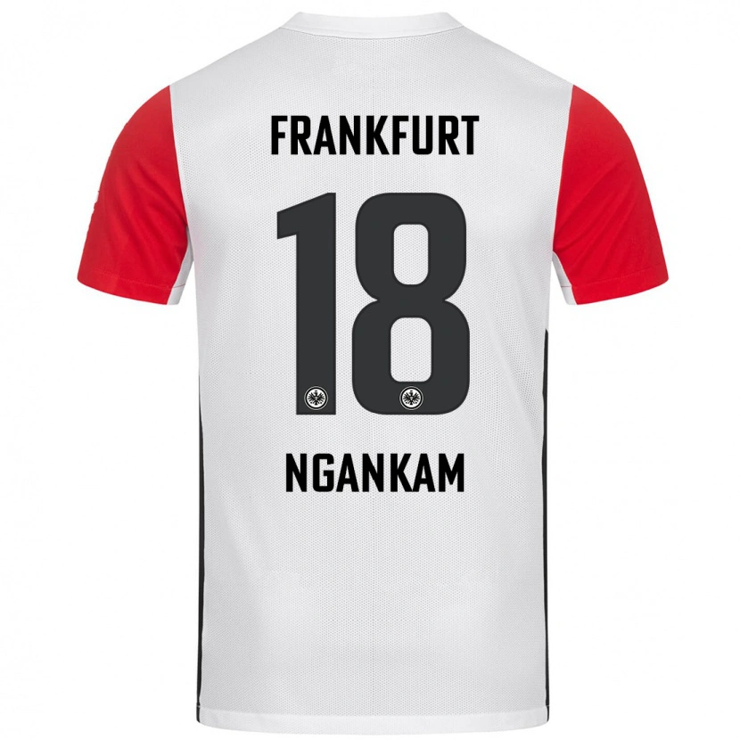 Danxen Kinder Jessic Ngankam #18 Weiß Rot Heimtrikot Trikot 2024/25 T-Shirt Schweiz