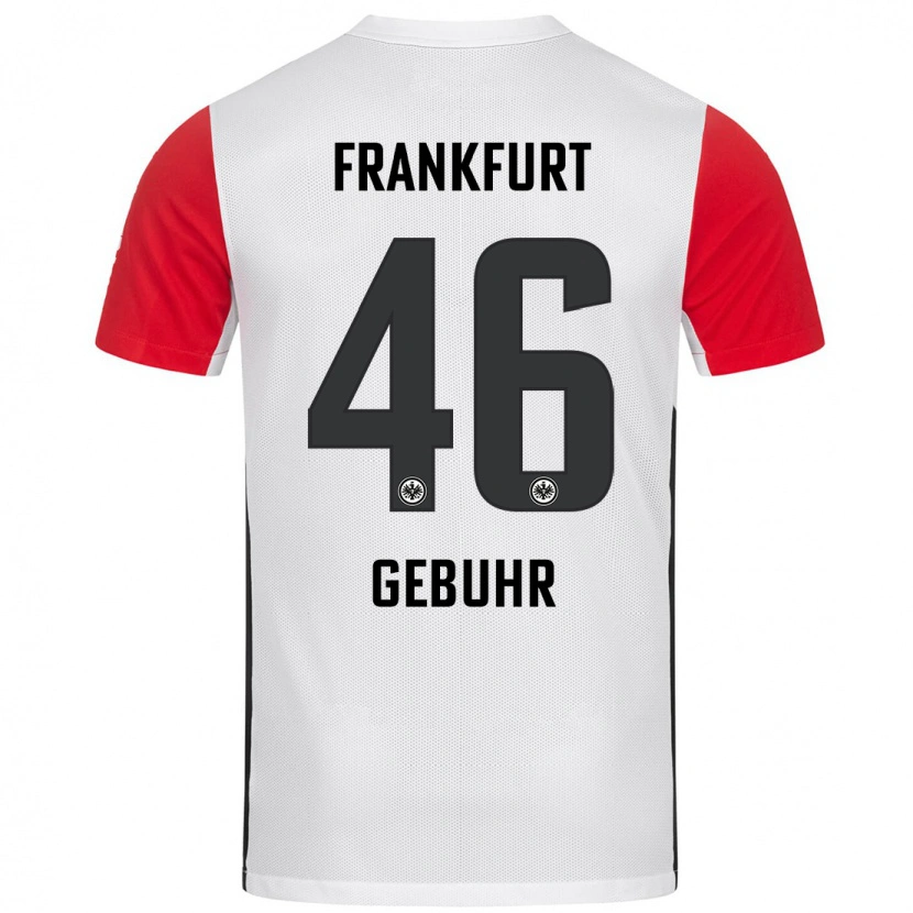 Danxen Kinder Dario Gebuhr #46 Weiß Rot Heimtrikot Trikot 2024/25 T-Shirt Schweiz