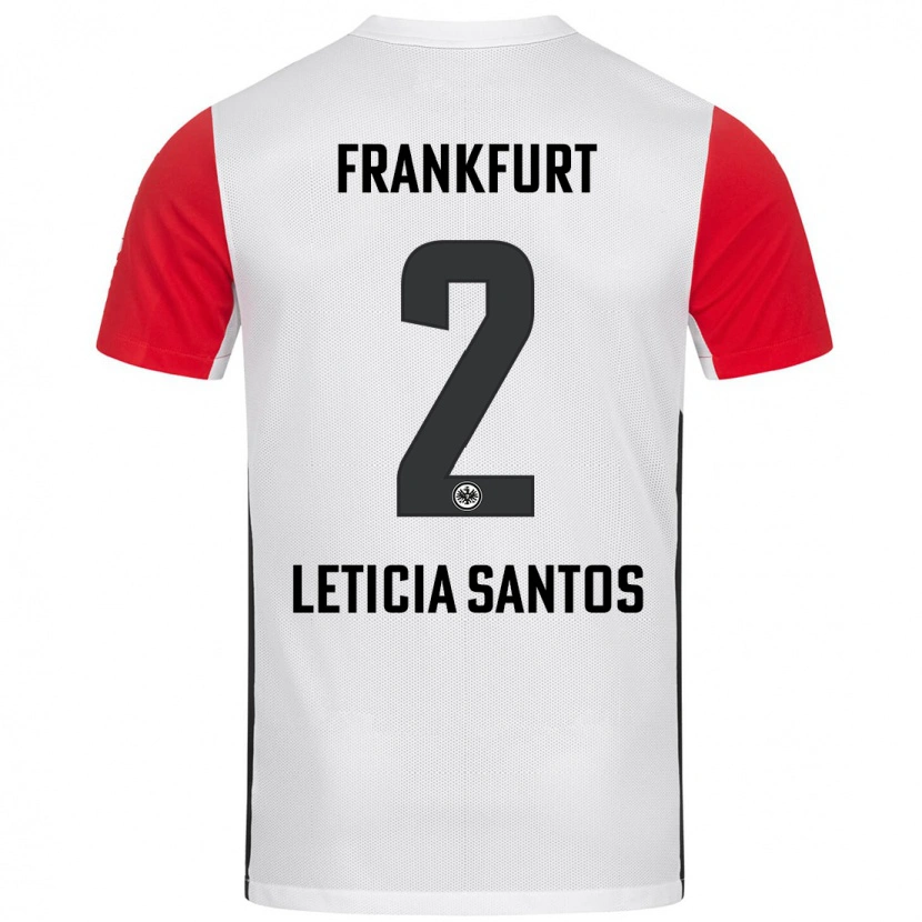 Danxen Kinder Letícia Santos De Oliveira #2 Weiß Rot Heimtrikot Trikot 2024/25 T-Shirt Schweiz