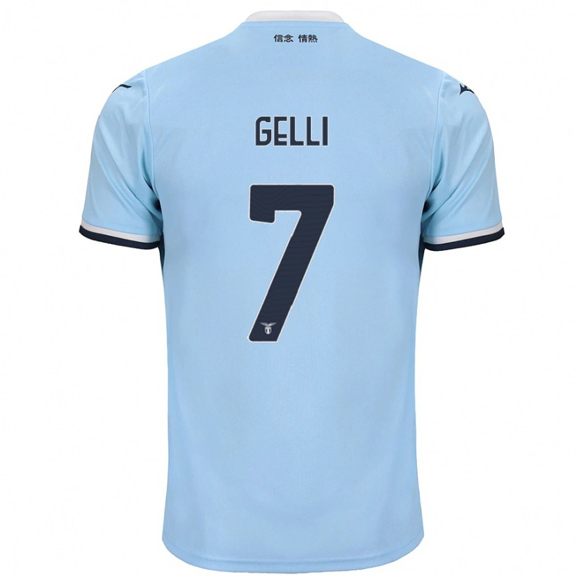 Danxen Kinder Valerio Gelli #7 Blau Heimtrikot Trikot 2024/25 T-Shirt Schweiz