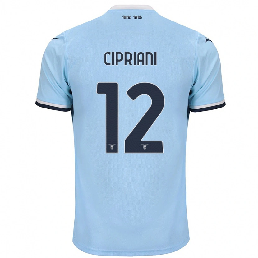 Danxen Kinder Alessio Cipriani #12 Blau Heimtrikot Trikot 2024/25 T-Shirt Schweiz