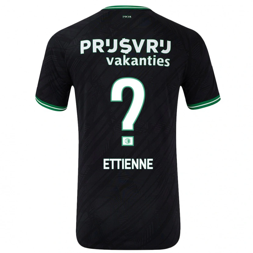 Danxen Kinder Jayden Ettienne #0 Schwarz Grün Auswärtstrikot Trikot 2024/25 T-Shirt Schweiz
