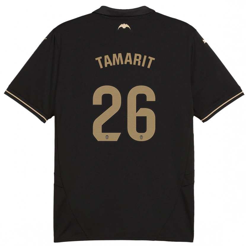 Danxen Kinder Sara Tamarit #26 Schwarz Auswärtstrikot Trikot 2024/25 T-Shirt Schweiz