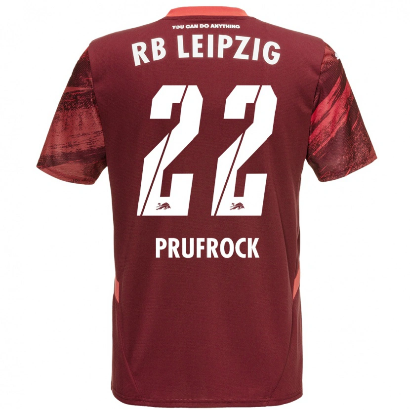 Danxen Kinder Silas Prüfrock #22 Burgunderrot Auswärtstrikot Trikot 2024/25 T-Shirt Schweiz