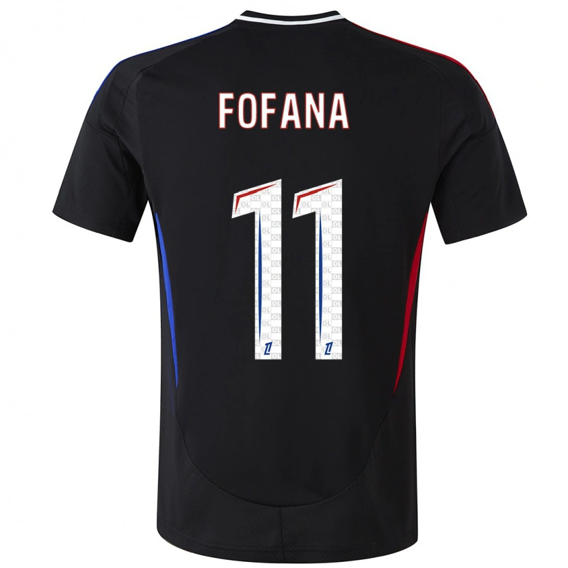 Danxen Kinder Malick Fofana #11 Schwarz Auswärtstrikot Trikot 2024/25 T-Shirt Schweiz