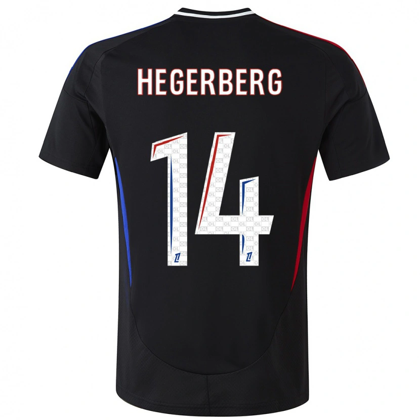 Danxen Kinder Ada Hegerberg #14 Schwarz Auswärtstrikot Trikot 2024/25 T-Shirt Schweiz
