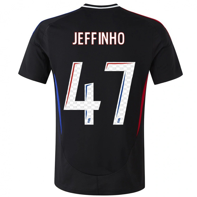 Danxen Kinder Jeffinho #47 Schwarz Auswärtstrikot Trikot 2024/25 T-Shirt Schweiz
