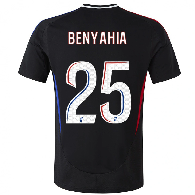 Danxen Kinder Ines Benyahia #25 Schwarz Auswärtstrikot Trikot 2024/25 T-Shirt Schweiz