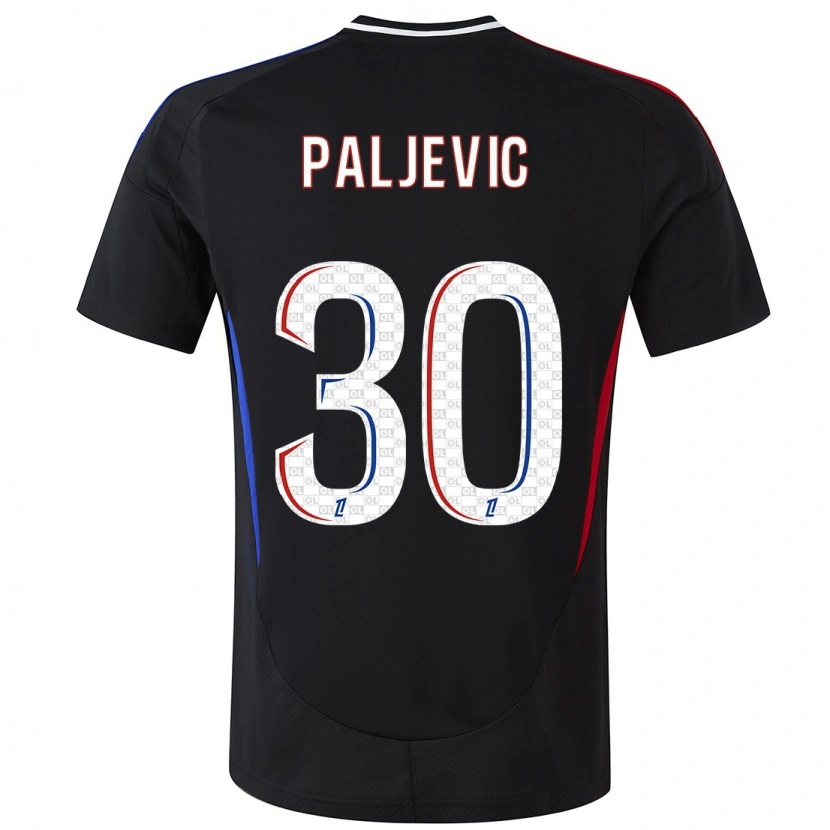 Danxen Kinder Alyssia Paljevic #30 Schwarz Auswärtstrikot Trikot 2024/25 T-Shirt Schweiz