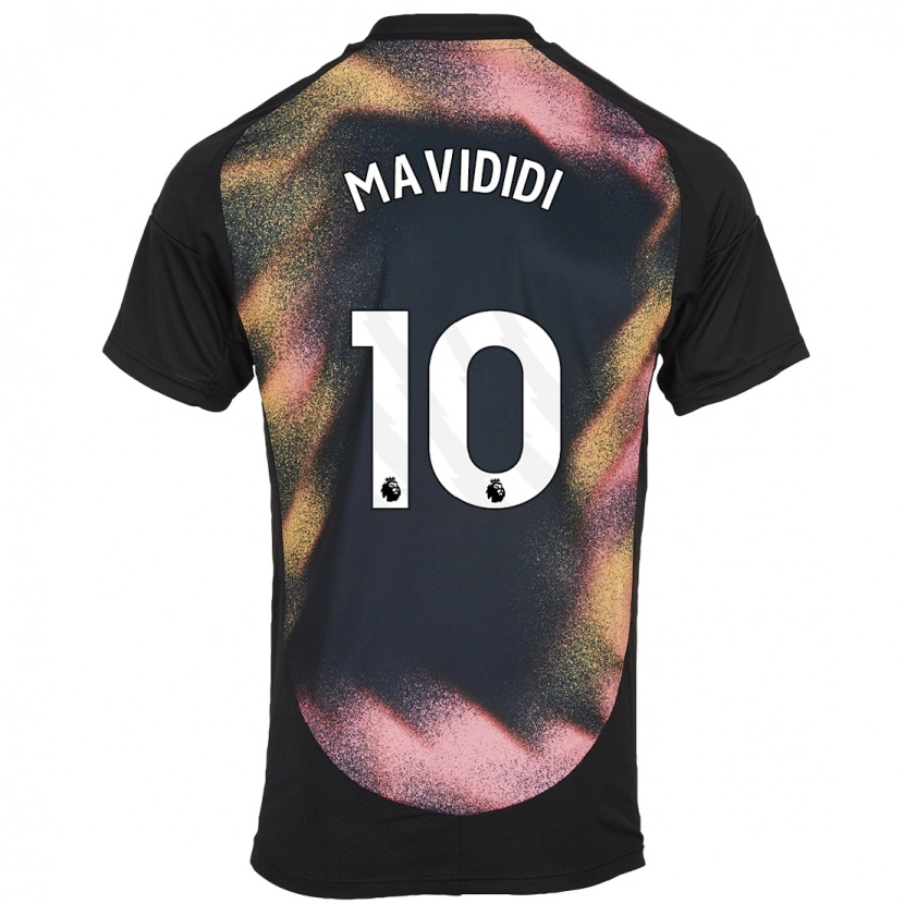 Danxen Kinder Stephy Mavididi #10 Schwarz Weiß Auswärtstrikot Trikot 2024/25 T-Shirt Schweiz