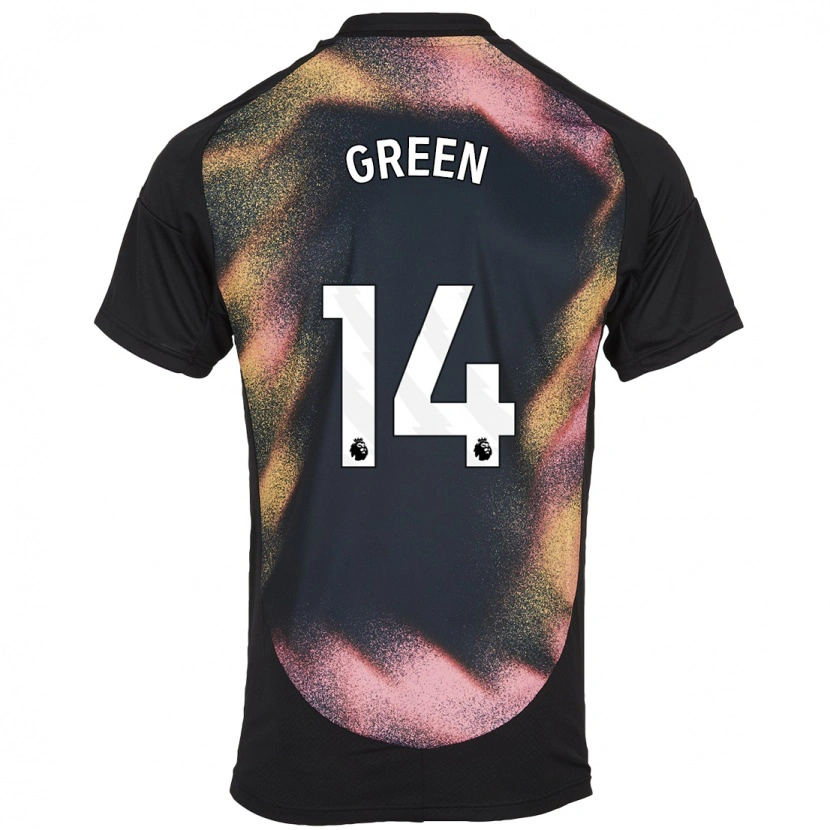 Danxen Kinder Josie Green #14 Schwarz Weiß Auswärtstrikot Trikot 2024/25 T-Shirt Schweiz
