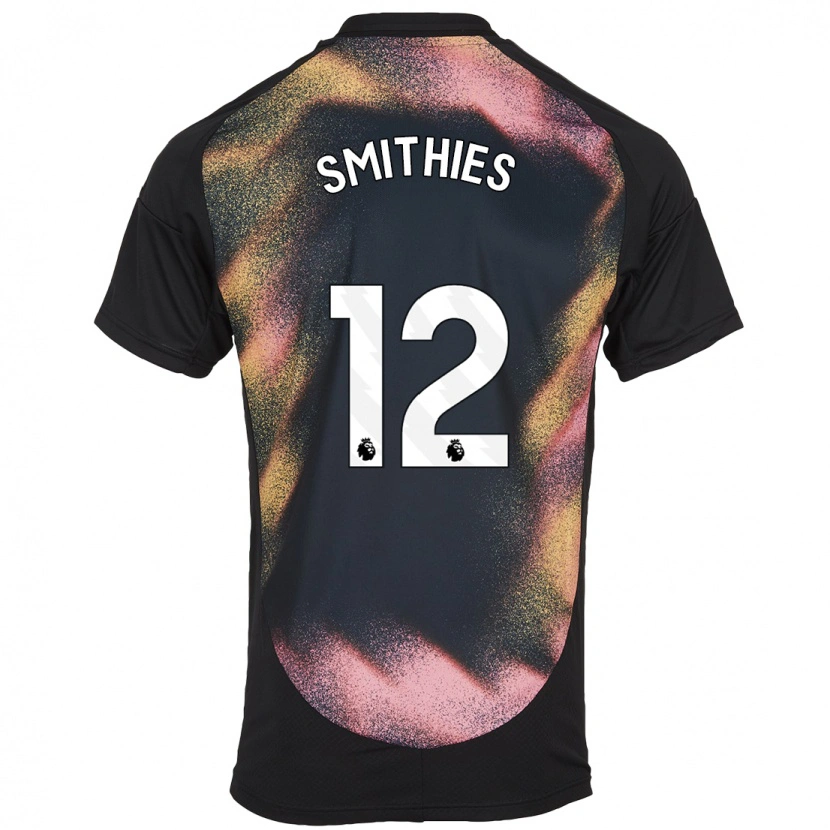 Danxen Kinder Alex Smithies #12 Schwarz Weiß Auswärtstrikot Trikot 2024/25 T-Shirt Schweiz