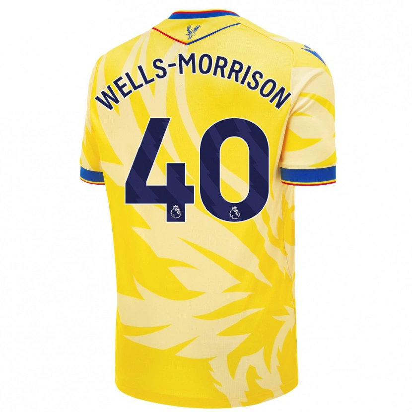 Danxen Kinder Jack Wells-Morrison #40 Gelb Auswärtstrikot Trikot 2024/25 T-Shirt Schweiz