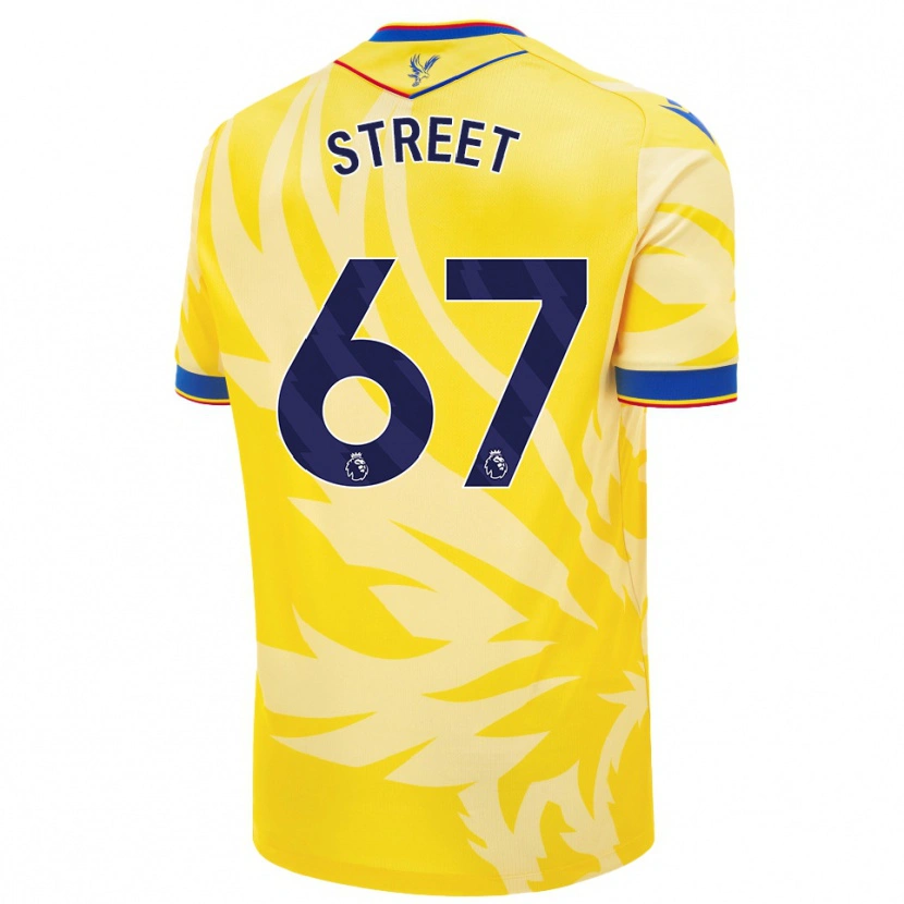 Danxen Kinder Rob Street #67 Gelb Auswärtstrikot Trikot 2024/25 T-Shirt Schweiz