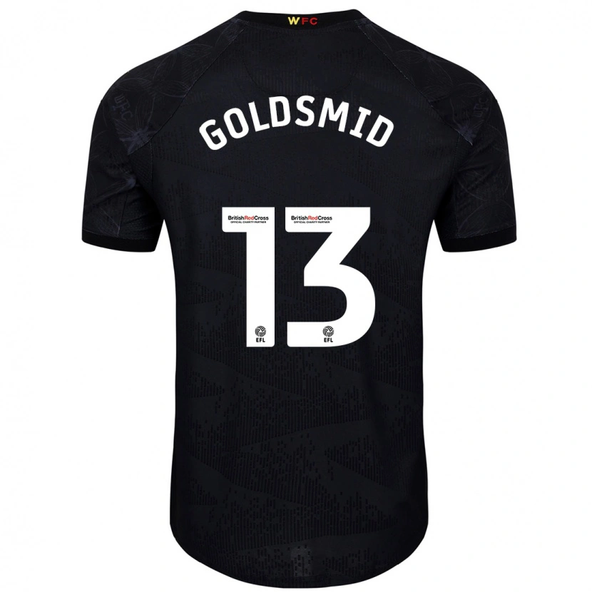 Danxen Kinder Jacqui Goldsmid #13 Schwarz Weiß Auswärtstrikot Trikot 2024/25 T-Shirt Schweiz
