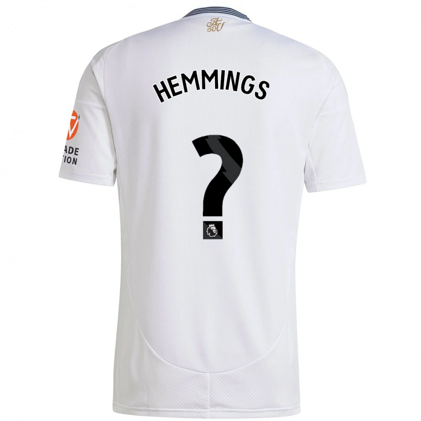 Danxen Kinder George Hemmings #0 Weiß Auswärtstrikot Trikot 2024/25 T-Shirt Schweiz