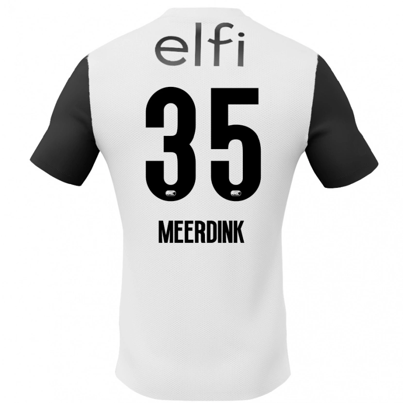 Danxen Kinder Mexx Meerdink #35 Weiß Schwarz Auswärtstrikot Trikot 2024/25 T-Shirt Schweiz