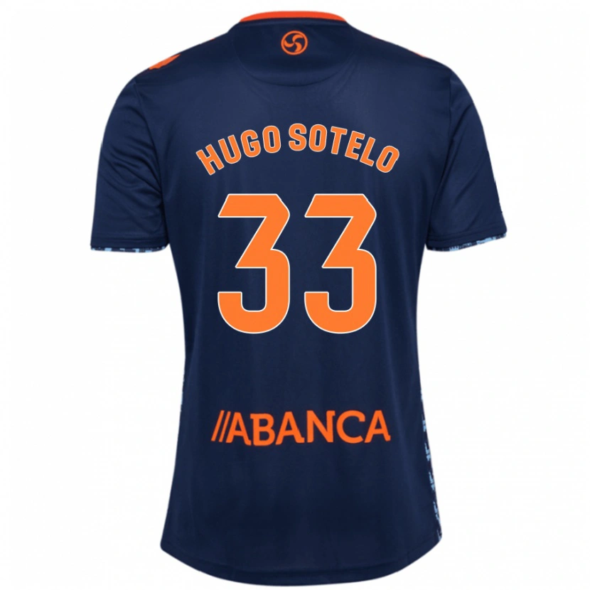 Danxen Kinder Hugo Sotelo #33 Marineblau Auswärtstrikot Trikot 2024/25 T-Shirt Schweiz